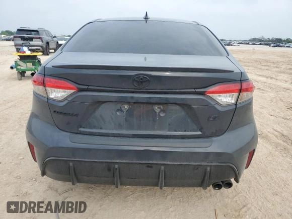 2023 Toyota Corolla SE with VIN 5YFP4MCEXPP156659, listed as a Copart auction lot 51603085 with 35,405 mi miles and Salvage Title. Bid and sale history available at DreamBid. Image 6.