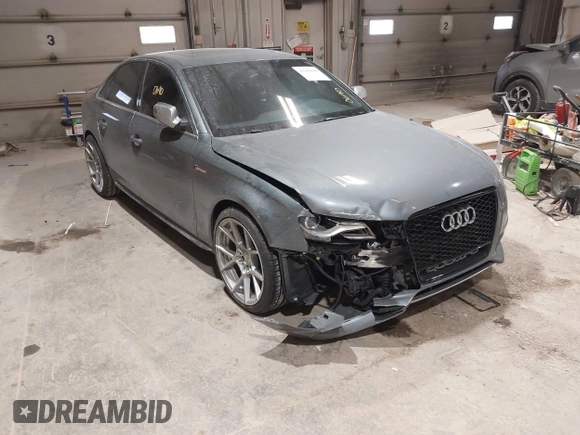 2012 Audi S4 Premium Plus with VIN WAUBGAFL7CA025145, listed as a IAAI auction lot 41360640 with 115,813 mi miles. Bid and sale history available at carsss.com. Image 1.