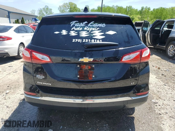 2019 Chevrolet Equinox LT with VIN 2GNAXKEV6K6207588, listed as a Copart auction lot 54264025 with 42,740 mi miles and Salvage Title. Bid and sale history available at DreamBid. Image 6.