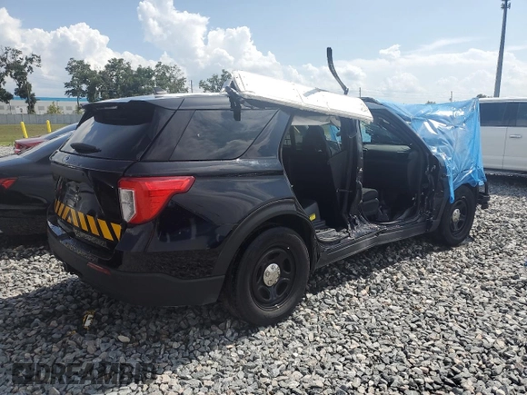 2023 Ford Police Interceptor Utility z VIN 1FM5K8ABXPGB58924, wystawiony jako Copart lot #53245495 z przebiegiem 16 066 mil mil oraz Szkody całkowita. Historia ofert i sprzedaży dostępna na DreamBid. Obrazek 3.