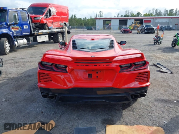 2021 Chevrolet Corvette 3LT with VIN 1G1YC2D49M5124322, listed as a IAAI auction lot 40802107 with 53,076 mi miles. Bid and sale history available at carsss.com. Image 16.