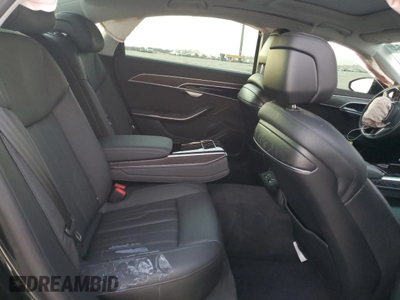 2020 Audi A8 L with VIN WAU8EAF82LN004241, listed as a Copart auction lot 86250664 with 0 mi miles and Salvage Title. Bid and sale history available at carsss.com. Image 10.