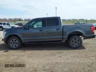2017 Ford F-150 XL with VIN 1FTEW1EP5HFC13843, listed as a IAAI auction lot 41846415 with 125,277 mi miles. Bid and sale history available at carsss.com. Image 15.