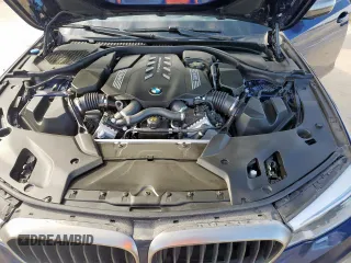 2020 BMW 5 Series M550i xDrive with VIN WBAJS7C09LCE06865, listed as a Copart auction lot 60140955 with Not provided miles and Salvage title. Bid and sale history available at DreamBid. Image 11.