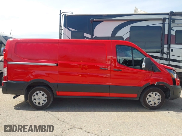 2023 Ford Transit Cargo with VIN 1FTYE1Y80PKB93303, listed as a IAAI auction lot 41756790 with 22,741 mi miles. Bid and sale history available at carsss.com. Image 13.