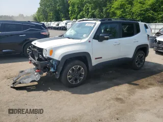 2023 Jeep Renegade Trailhawk with VIN ZACNJDC10PPP15649, listed as a Copart auction lot 60553535 with 19,737 mi miles and Salvage title. Bid and sale history available at DreamBid. Image 1.