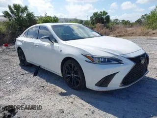 2021 Lexus ES with VIN 58AGZ1B10MU096246, listed as a IAAI auction lot 41947395 with 92,450 mi miles. Bid and sale history available at carsss.com. Image 1.