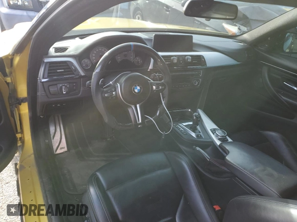 2015 BMW M4 with VIN WBS3R9C53FK329182, listed as a Copart auction lot 37257553 with 0 mi miles. Bid and sale history available at carsss.com. Image 8.