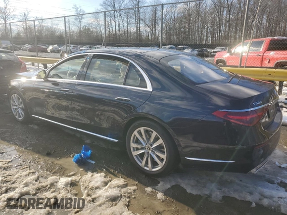 2024 Mercedes-Benz S 580 с VIN W1K6G7GB4RA291945, выставлен на аукционе Copart как лот 41335805 с пробегом Не указан миль и Списание • Salvage title. История ставок и продаж доступна на DreamBid. Изображение 2.