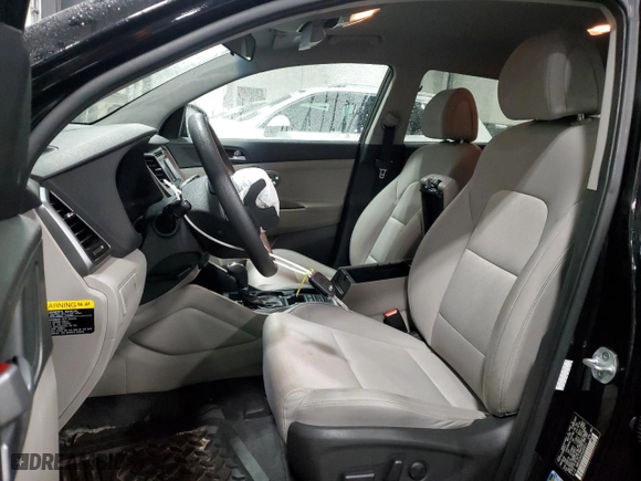 2017 Hyundai Tucson SE with VIN KM8J3CA42HU265811, listed as a Copart auction lot 45512725 with 77,467 mi miles and Salvage Title. Bid and sale history available at carsss.com. Image 7.