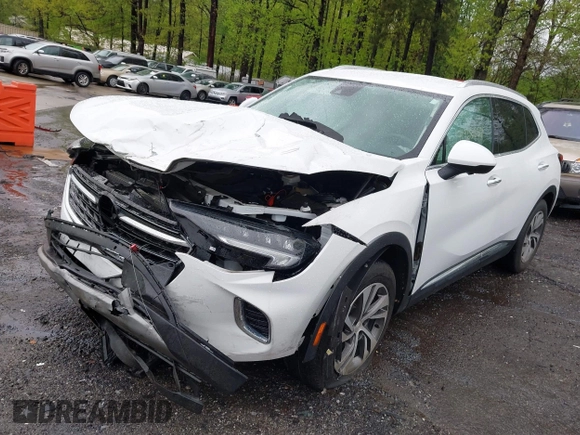 2021 Buick Envision Essence with VIN LRBFZNR45MD105813, listed as a IAAI auction lot 41968357 with 31,855 mi miles and . Bid and sale history available at carsss.com. Image 22.