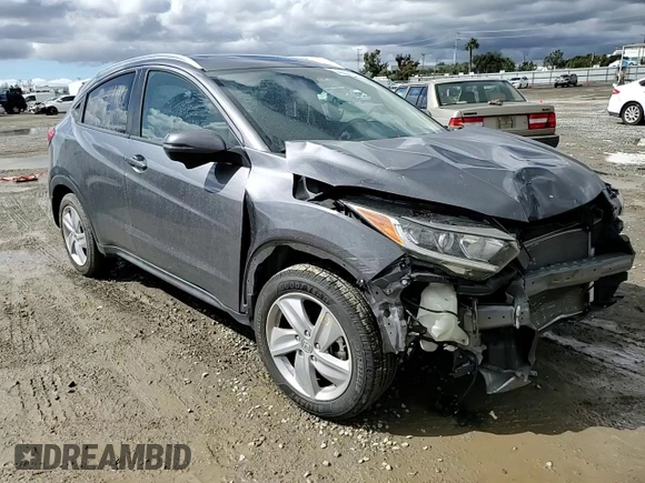 2019 Honda HR-V EX with VIN 3CZRU5H51KM716702, listed as a Copart auction lot 48826695 with 38,332 mi miles and Salvage Title. Bid and sale history available at carsss.com. Image 12.