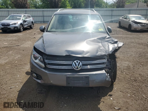 2013 Volkswagen Tiguan SE with VIN WVGBV7AX1DW009495, listed as a Copart auction lot 62289675 with Not provided miles and Salvage title. Bid and sale history available at DreamBid. Image 5.