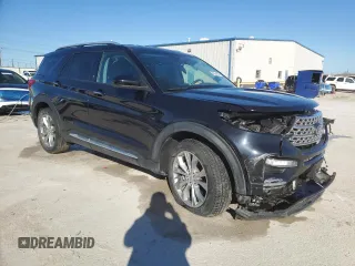 2022 Ford Explorer Limited with VIN 1FMSK7FH5NGA79510, listed as a Copart auction lot 43664285 with 41,095 mi miles and Salvage Title. Bid and sale history available at carsss.com. Image 4.