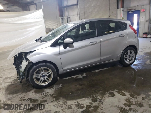 2019 Ford Fiesta SE with VIN 3FADP4EJ4KM102297, listed as a Copart auction lot 47005385 with 144,865 mi miles and Salvage Title. Bid and sale history available at carsss.com. Image 1.