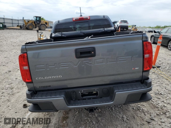 2022 Chevrolet Colorado 4WD LT с VIN 1GCGTCEN8N1307154, выставлен на аукционе Copart как лот 58486435 с пробегом 36 253 миль миль и Списание • Salvage title. История ставок и продаж доступна на DreamBid. Изображение 6.