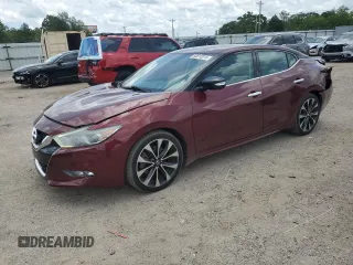 2016 Nissan Maxima SR with VIN 1N4AA6AP5GC404071, listed as a Copart auction lot 60612015 with 34,917 mi miles and Salvage title. Bid and sale history available at DreamBid. Image 1.