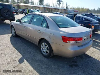 2006 Hyundai Sonata GLS with VIN 5NPEU46F86H036611, listed as a IAAI auction lot 42009572 with 96,154 mi miles. Bid and sale history available at carsss.com. Image 3.