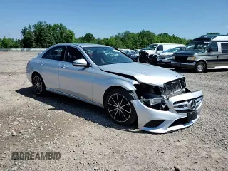 2019 Mercedes-Benz C 300 with VIN 55SWF8EB9KU310247, listed as a Copart auction lot 63183405 with 44,522 mi miles and Salvage title. Bid and sale history available at DreamBid. Image 14.