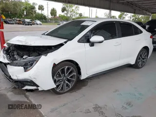 2021 Toyota Corolla SE with VIN 5YFS4MCE7MP059926, listed as a IAAI auction lot 41732717 with 48,583 mi miles and . Bid and sale history available at carsss.com. Image 2.