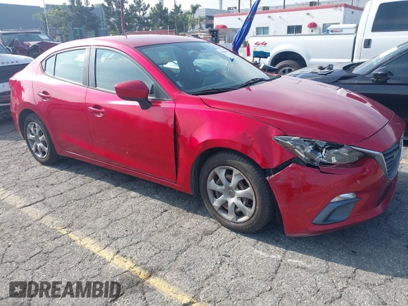 2015 Mazda 3 i Sport with VIN 3MZBM1U73FM156613, listed as a IAAI auction lot 42036090 with 104,296 mi miles and . Bid and sale history available at carsss.com. Image 1.