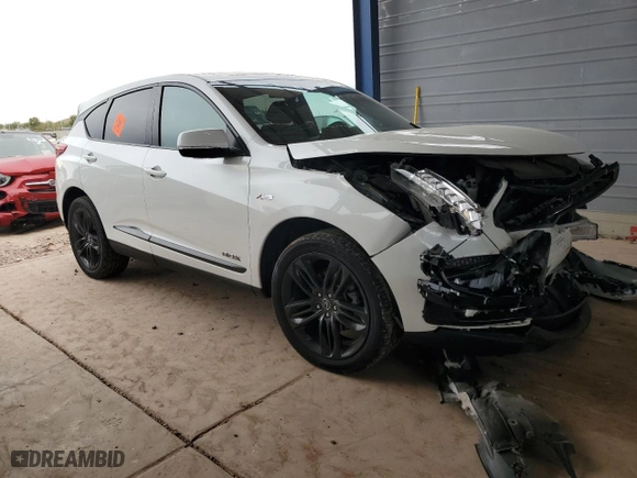 2021 Acura RDX w/A-Spec Package with VIN 5J8TC1H64ML019319, listed as a Copart auction lot 86519914 with 43,545 mi miles and Salvage Title. Bid and sale history available at carsss.com. Image 4.