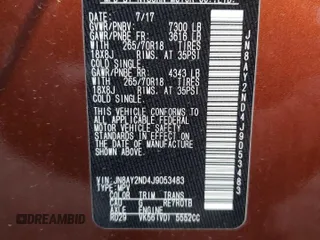 2018 Nissan Armada SL with VIN JN8AY2ND4J9053483, listed as a Copart auction lot 42444425 with Not Provided miles and Salvage Title. Bid and sale history available at DreamBid. Image 13.