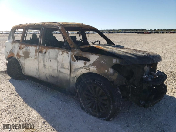 2019 Nissan Armada Platinum with VIN JN8AY2NF1K9351413, listed as a Copart auction lot 77696014 with NaN miles and Non Repairable. Bid and sale history available at carsss.com. Image 4.