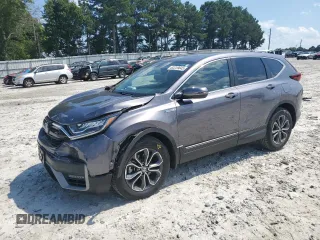 2021 Honda CR-V EX-L with VIN 7FART6H81ME011936, listed as a Copart auction lot 62229645 with 39,588 mi miles and Salvage title. Bid and sale history available at DreamBid. Image 1.