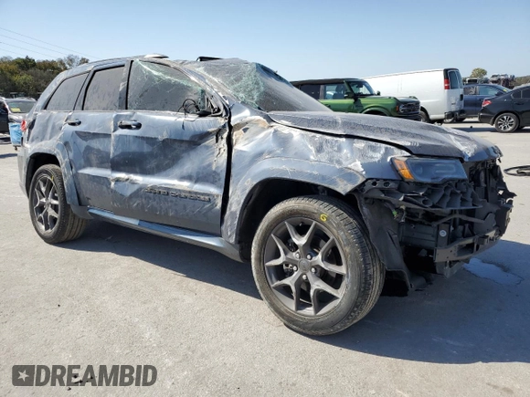 2020 Jeep Grand Cherokee Limited X with VIN 1C4RJEBG3LC364895, listed as a Copart auction lot 75531204 with 62,269 mi miles and Salvage Title. Bid and sale history available at carsss.com. Image 4.