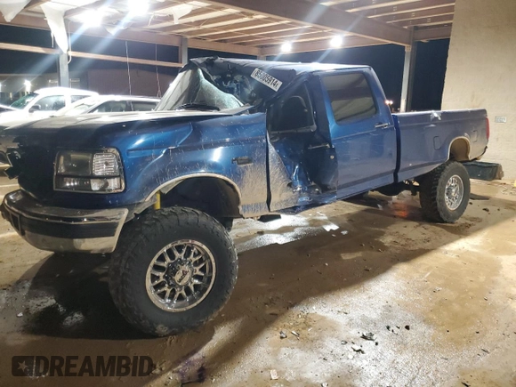 1995 Ford F-350 with VIN 1FTJW36H9SEA14003, listed as a Copart auction lot 85005914 with Not provided miles and Salvage title. Bid and sale history available at DreamBid. Image 1.