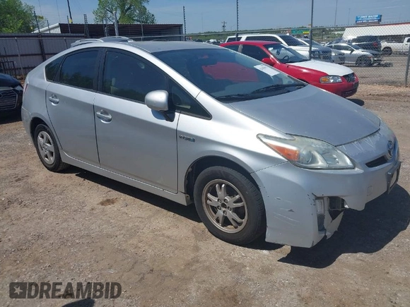 2010 Toyota Prius II with VIN JTDKN3DU5A0059412, listed as a IAAI auction lot 42102951 with 218,443 mi miles. Bid and sale history available at carsss.com. Image 1.
