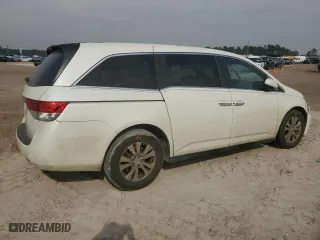 2016 Honda Odyssey EX-L with VIN 5FNRL5H60GB135270, listed as a Copart auction lot 47188695 with 188,097 mi miles and Salvage Title. Bid and sale history available at carsss.com. Image 3.