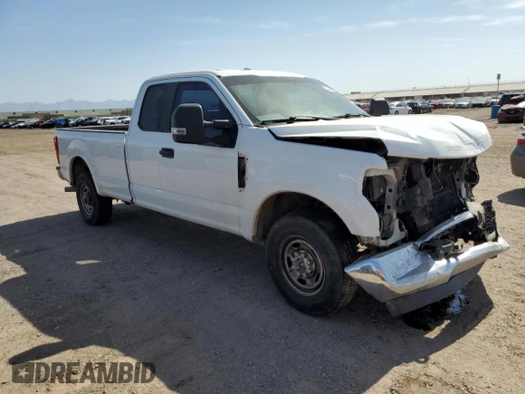2017 Ford F-250 XLT with VIN 1FT7X2A63HEB53396, listed as a Copart auction lot 60445955 with 221,465 mi miles and Salvage title. Bid and sale history available at DreamBid. Image 4.