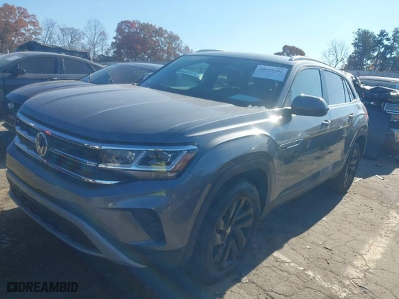 2022 Volkswagen Atlas Cross Sport 3.6L V6 SE w/Technology with VIN 1V2JE2CA6NC208457, listed as a IAAI auction lot 40999391 with 40,409 mi miles. Bid and sale history available at carsss.com. Image 2.