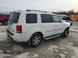2009 Honda Pilot Touring with VIN 5FNYF48919B032420, listed as a Copart auction lot 43174555 with 183,547 mi miles and Salvage Title. Bid and sale history available at carsss.com. Image 3.