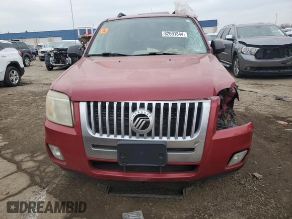 2010 Mercury Mariner with VIN 4M2CN8B70AKJ20968, listed as a Copart auction lot 82691844 with 0 mi miles and Clean Title. Bid and sale history available at carsss.com. Image 5.