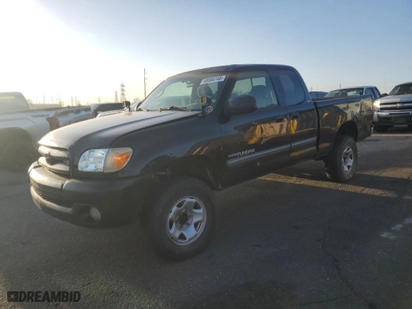 2005 Toyota Tundra SR5 with VIN 5TBBT44145S464674, listed as a Copart auction lot 48800745 with 251,210 mi miles and Salvage Title. Bid and sale history available at carsss.com. Image 1.
