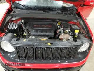 2017 Jeep Renegade Altitude with VIN ZACCJABB0HPG47597, listed as a Copart auction lot 58060505 with 239,534 mi miles and Salvage title. Bid and sale history available at DreamBid. Image 12.