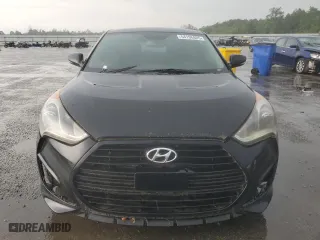 2013 Hyundai Veloster Turbo w/Black Int with VIN KMHTC6AE8DU100228, listed as a Copart auction lot 54196805 with 123,016 mi miles and Clean Title. Bid and sale history available at carsss.com. Image 5.