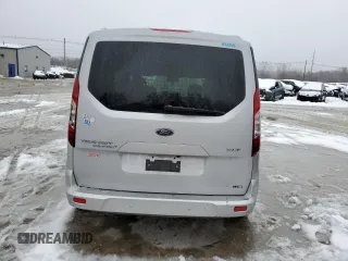 2018 Ford Transit Connect XLT z VIN NM0GE9F75J1371298, wystawiony jako Copart lot #44320505 z przebiegiem Nie podano mil oraz Szkoda całkowita • Salvage title. Historia ofert i sprzedaży dostępna na DreamBid. Obrazek 6.