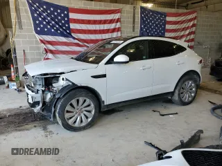2020 Jaguar E-Pace SE with VIN SADFP2FX0L1013212, listed as a Copart auction lot 61874354 with 76,370 mi miles and Salvage Title. Bid and sale history available at DreamBid. Image 1.