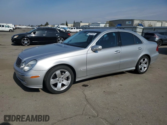 2005 Mercedes-Benz E 5.0L with VIN WDBUF70J55A617413, listed as a Copart auction lot 43297435 with 103,271 mi miles and Clean Title. Bid and sale history available at carsss.com. Image 1.
