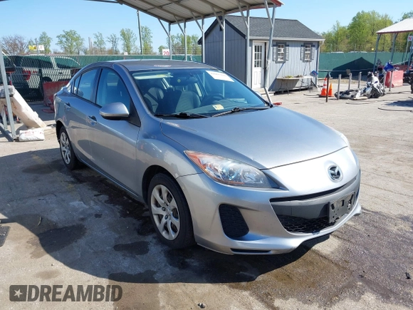 2013 Mazda Mazda3 i Sport with VIN JM1BL1U82D1709356, listed as a IAAI auction lot 42065418 with 122,622 mi miles. Bid and sale history available at carsss.com. Image 1.