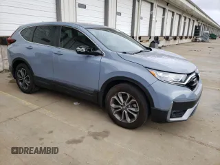 2020 Honda CR-V EX-L with VIN 2HKRW1H85LH405624, listed as a Copart auction lot 49845785 with 57,485 mi miles and Salvage Title. Bid and sale history available at carsss.com. Image 4.