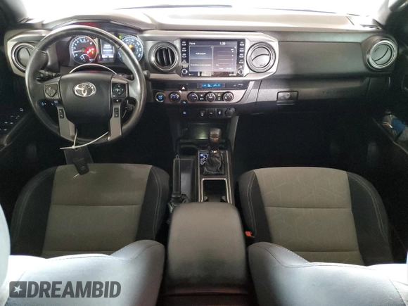 2022 Toyota Tacoma SR with VIN 3TMCZ5AN0NM475548, listed as a Copart auction lot 59152015 with 56,020 mi miles and Salvage title. Bid and sale history available at DreamBid. Image 8.