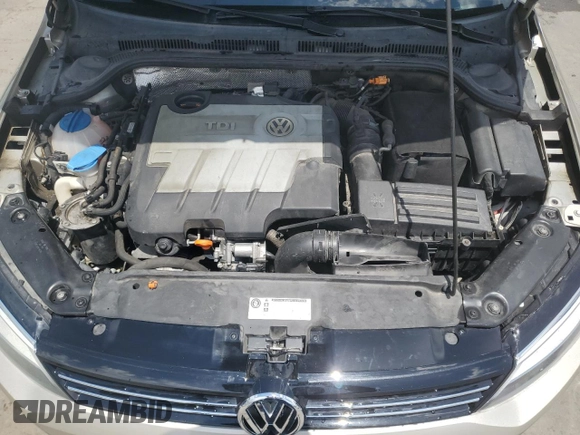 2013 Volkswagen Jetta TDI w/Premium/Nav с VIN 3VWLL7AJXDM200789, выставлен на аукционе Copart как лот 63700385 с пробегом 137 369 миль миль и Списание • Salvage title. История ставок и продаж доступна на DreamBid. Изображение 11.