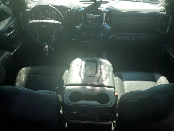 2021 Chevrolet Silverado 1500 LTZ with VIN 3GCUYGET9MG202150, listed as a Copart auction lot 76463424 with 49,644 mi miles and Salvage Title. Bid and sale history available at DreamBid. Image 8.