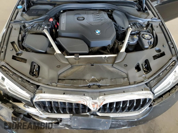 2021 BMW 5 Series 530i xDrive with VIN WBA13BJ01MCF15454, listed as a Copart auction lot 56922345 with 115,667 mi miles and Salvage title. Bid and sale history available at DreamBid. Image 11.