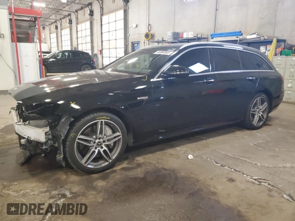 2018 Mercedes-Benz E 400 with VIN WDDZH6GB0JA342074, listed as a Copart auction lot 44890865 with 65,989 mi miles and Salvage Title. Bid and sale history available at DreamBid. Image 1.